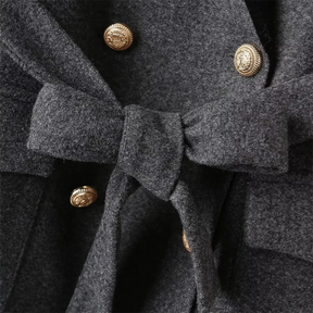 Jaqueta Inverno Alfaiataria com cinto