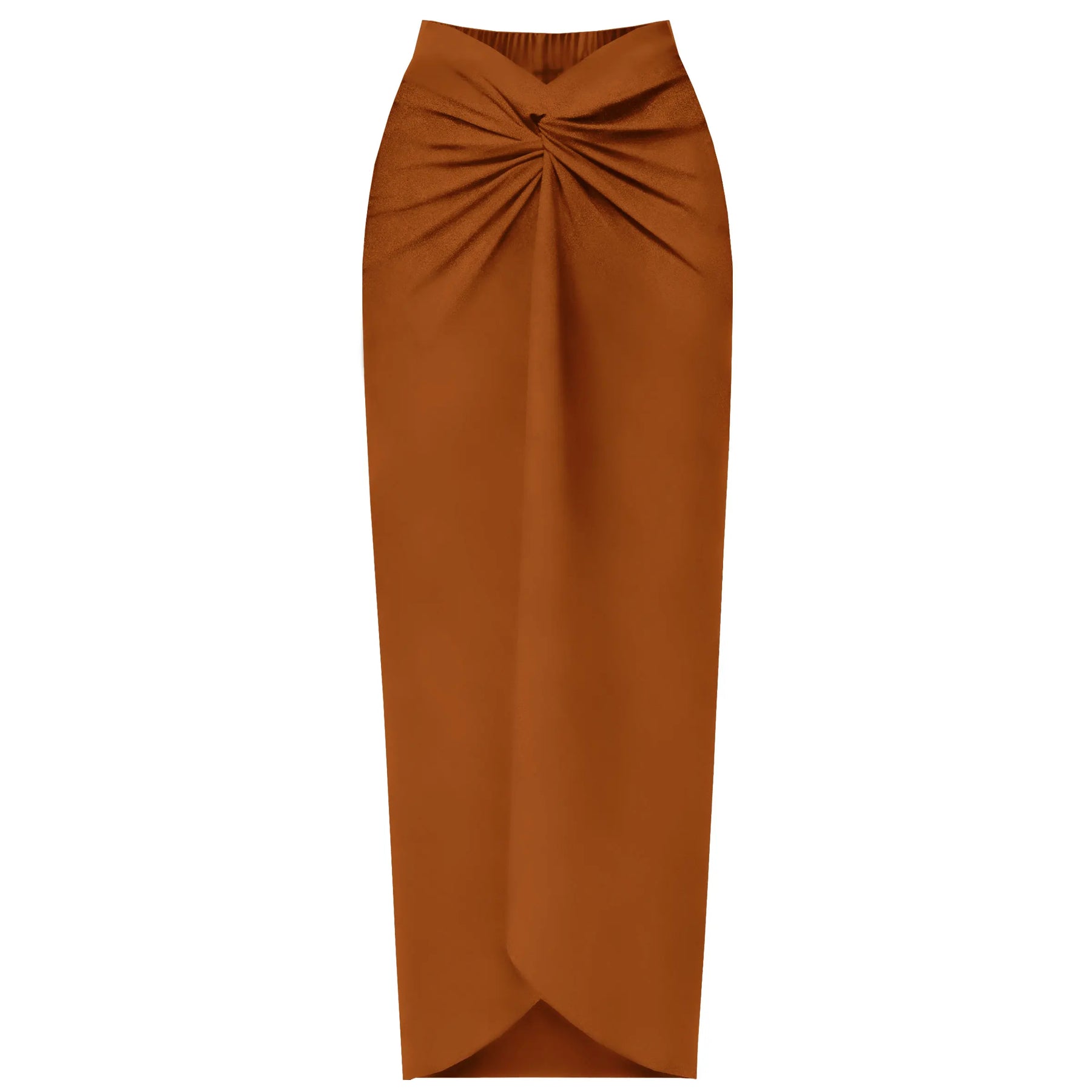 Conjunto Resort Luxe – Biquíni Assimétrico com Saia Midi Draped