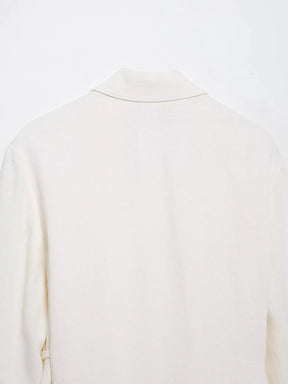 Conjunto de Blazer com Laço e Calça Cintura Alta – Elegância Sofisticada para a Meia-Estação