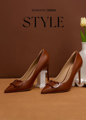 Scarpin CHCH Feminino com Salto Alto e Fivela Metálica – Elegância para Festas e Eventos