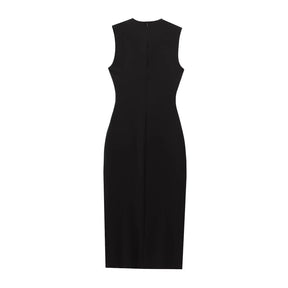 Vestido Midi com Cinto e Fenda – Elegância e Estilo em Cada Detalhe