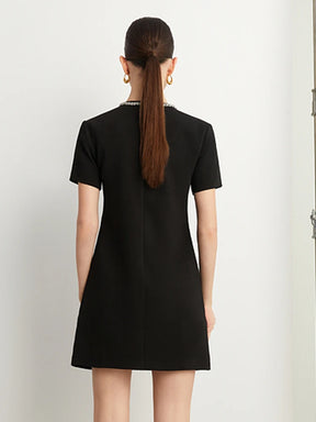 Vestido Bordado Cristal - elegante