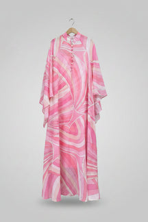 Vestido Longo Fluido Estampado