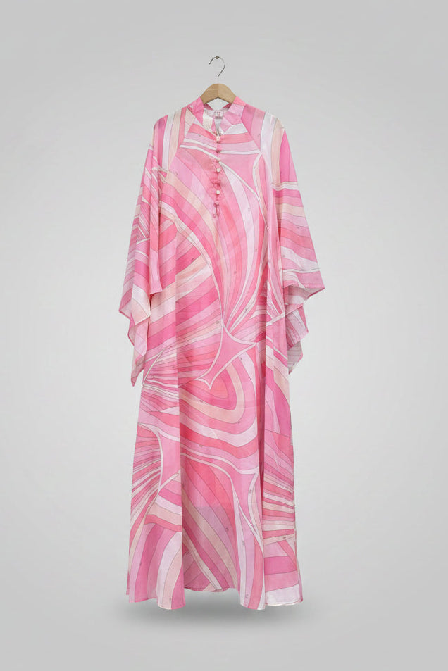 Vestido Longo Fluido Estampado