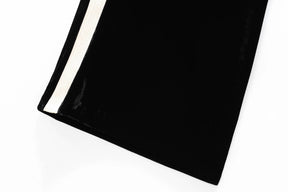 Conjunto em Veludo com Camisa de Manga Longa e Calça – Design Elegante com Detalhes Laterais