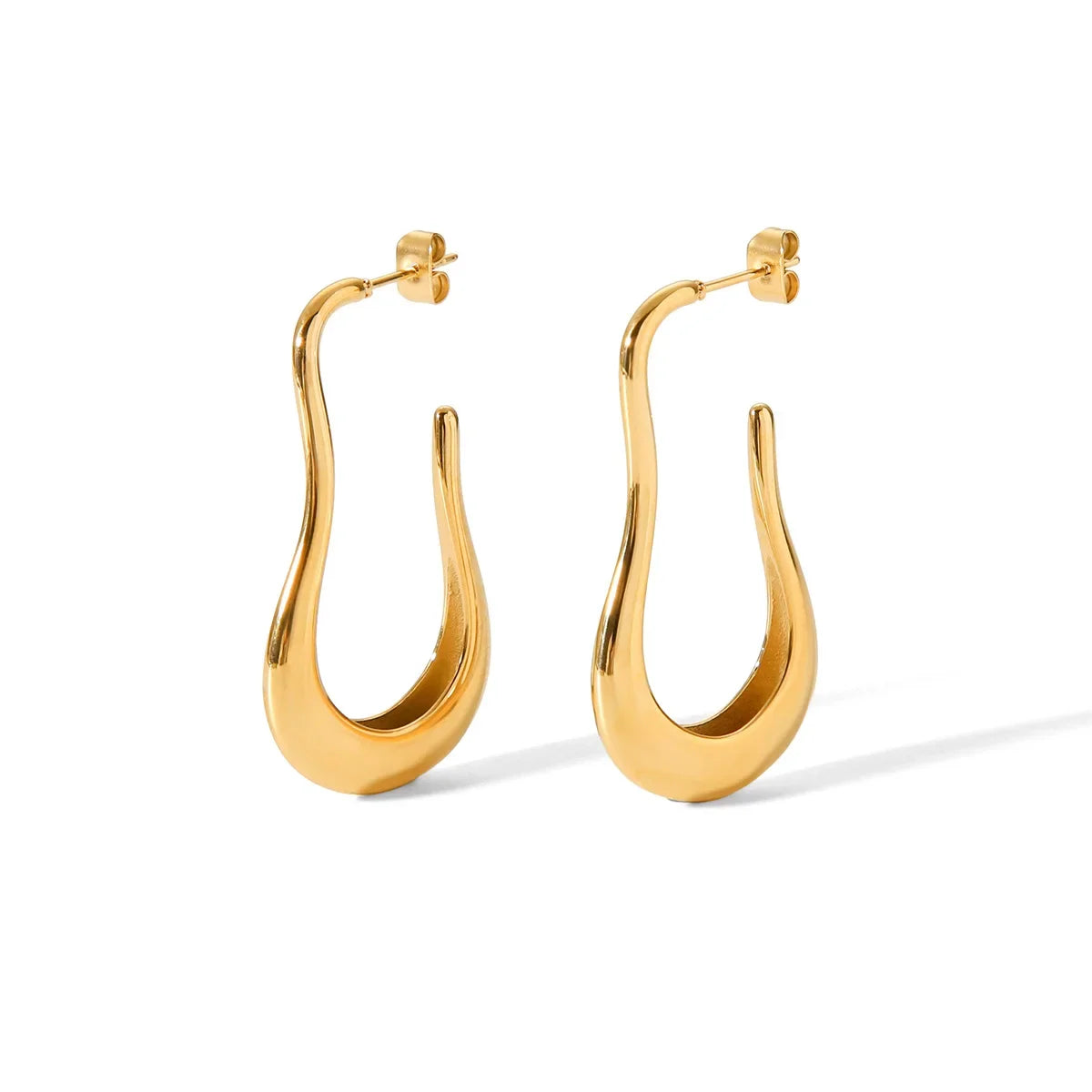 Brincos Argola Minimalista Dourada - Sofisticação Atemporal