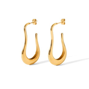 Brincos Argola Minimalista Dourada - Sofisticação Atemporal