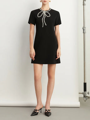 Vestido Bordado Cristal - elegante