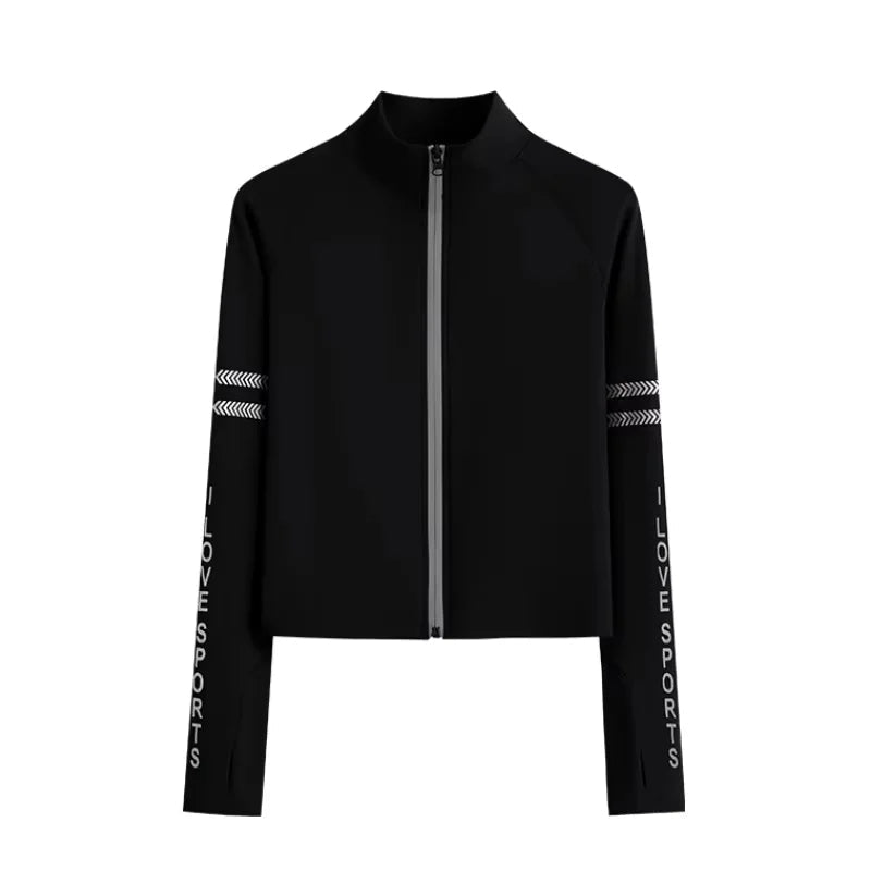 Conjunto 2 Peças – Jaqueta de Manga Longa e Calça Jogger Ajustada