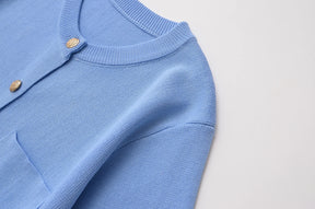 Vestido Com botões elegante