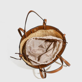 Bolsa Palha Trançada - Elegância e Sofisticação