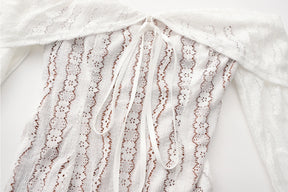 Vestido Longo Ombro a Ombro com Renda — Elegância Atemporal