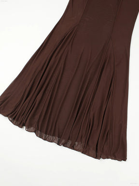 Conjunto de Biquíni com Efeito Push-Up e Saia Franzida