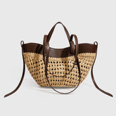 Bolsa Palha Trançada - Elegância e Sofisticação