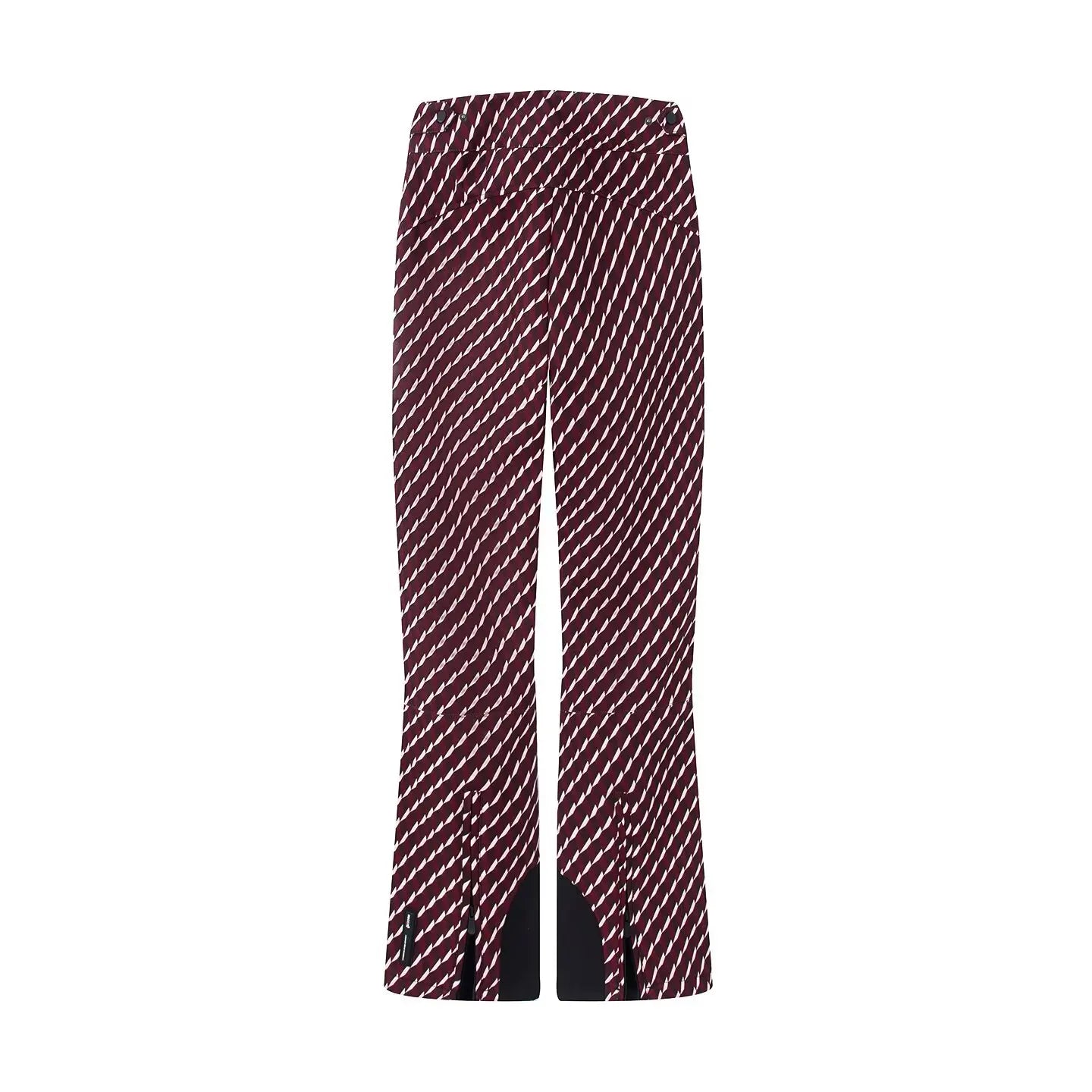 Conjunto Feminino de Inverno para Ski – Parka Acolchoada com Capuz e Calça Impermeável Corta-Vento