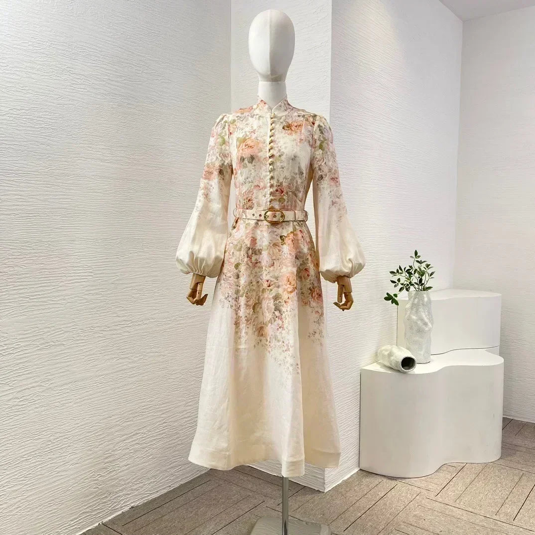 Vestido Luxo ALEMAiS 100% Linho puro