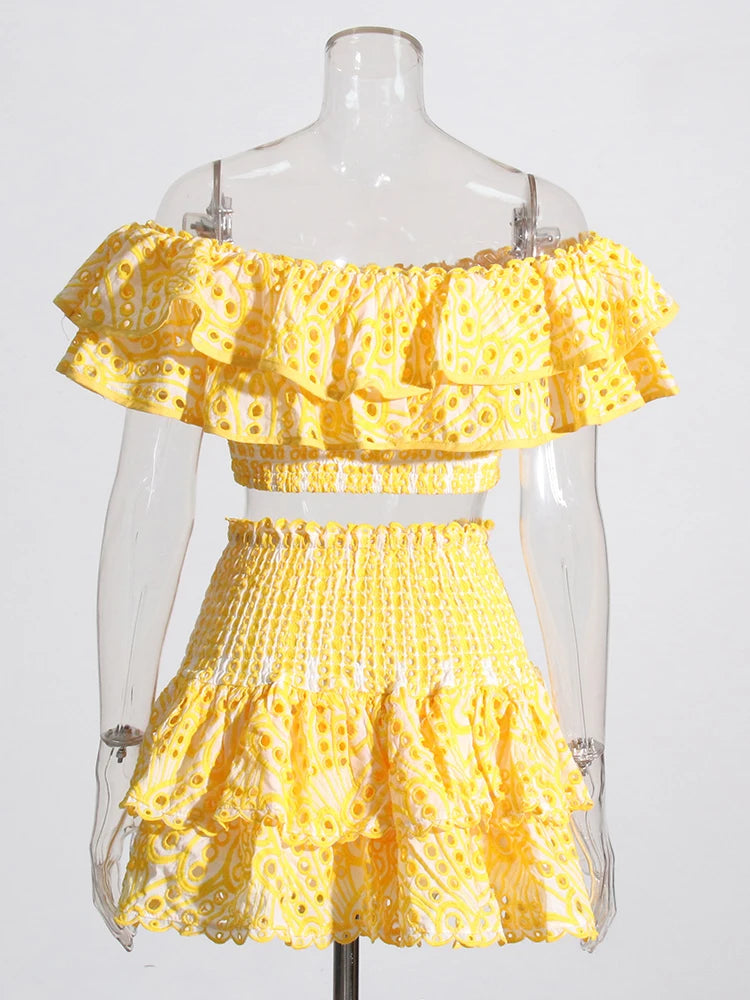 Conjunto em Laise Novidade Verão