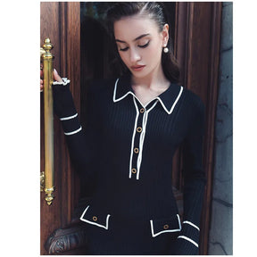 Vestido Tricô Detalhe manga - Novidade