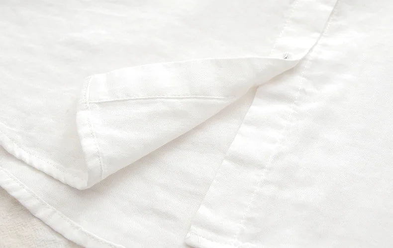 Camisa 100% Algodão com Bordado – Conforto e Estilo Natural
