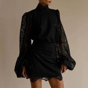 Conjunto Feminino Bordado Eulalie: Elegância em Branco Marfim