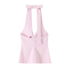 Top Halter com Laço nas Costas