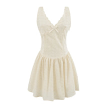 Vestido Prairie Chic – Floral Bordado, Mini, Verão