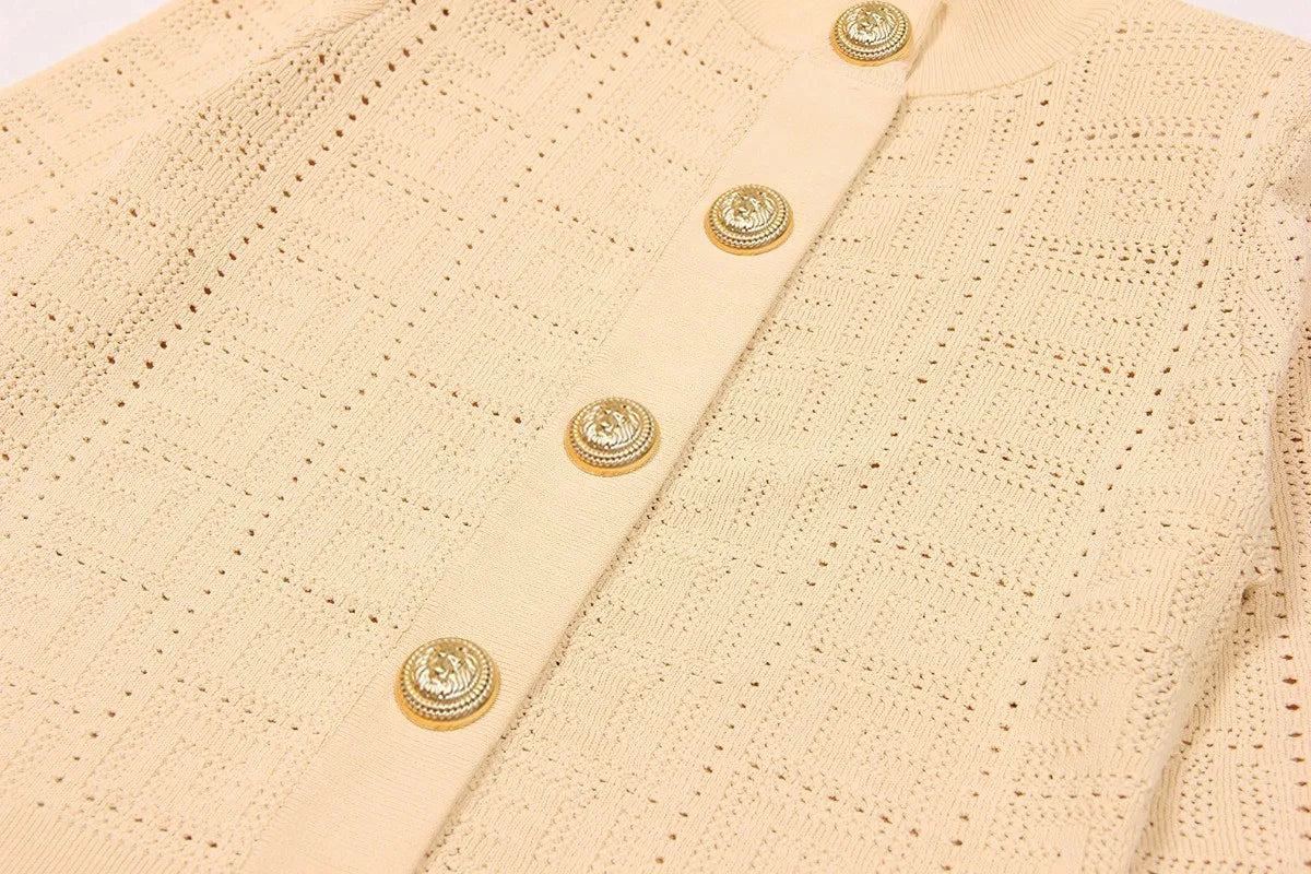 Cardigan Alta costura Com detalhes