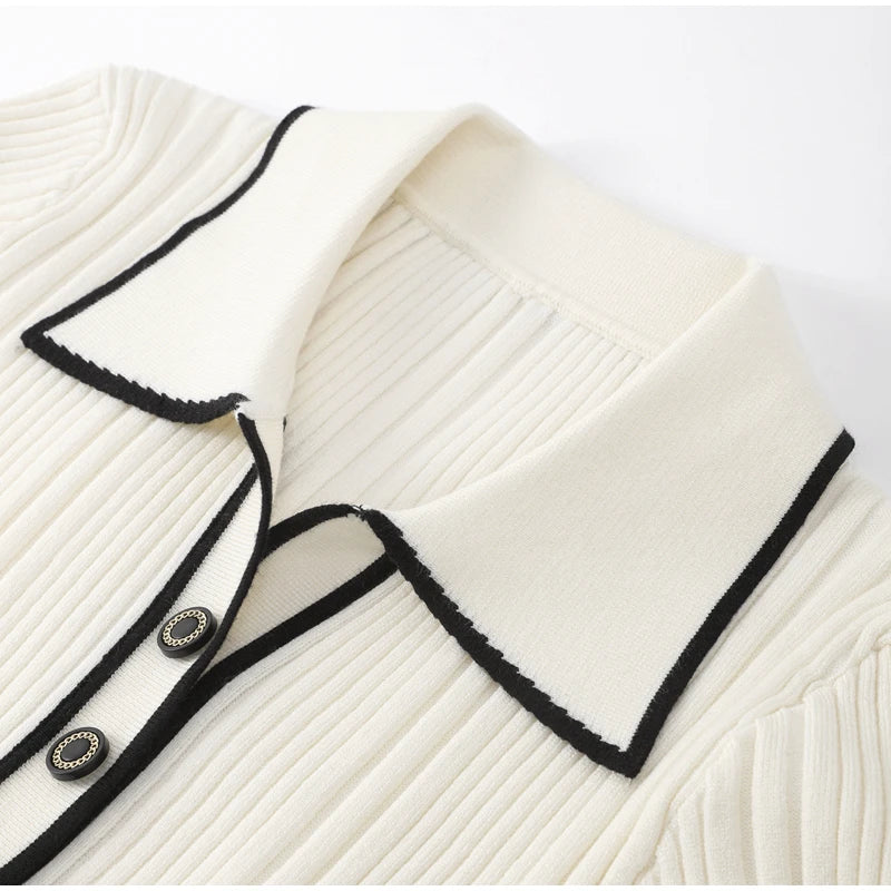 Vestido Tricô Detalhe manga - Novidade