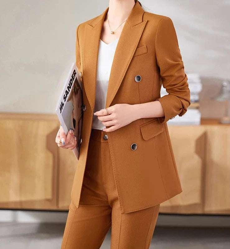 Conjunto Alfaiataria botões duplo elegante