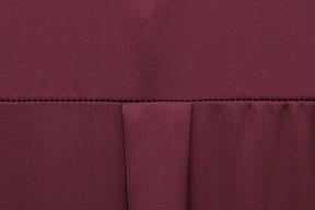 Camisa Vinho com Botões Dourados