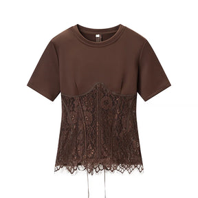 Blusa com Aplicação de Renda