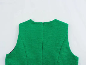 Vestido Tubinho Com decote quadrado - Novidade