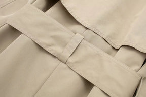 Trench Coat Feminino Slim com Gola e Cinto