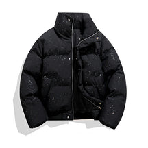 Jaqueta Puffer Espessa de Inverno – Design Urbano com Toque Vintage