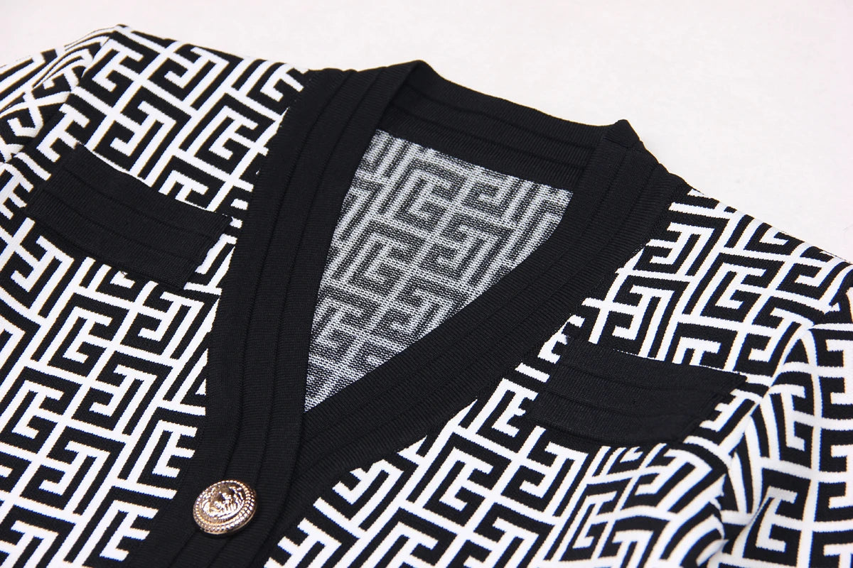 Cardigan Luxo Com monograma