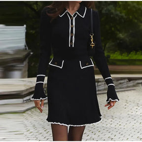 Vestido Tricô Detalhe manga - Novidade