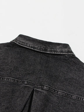 Conjunto Jeans top e saia cargo  - Novidade