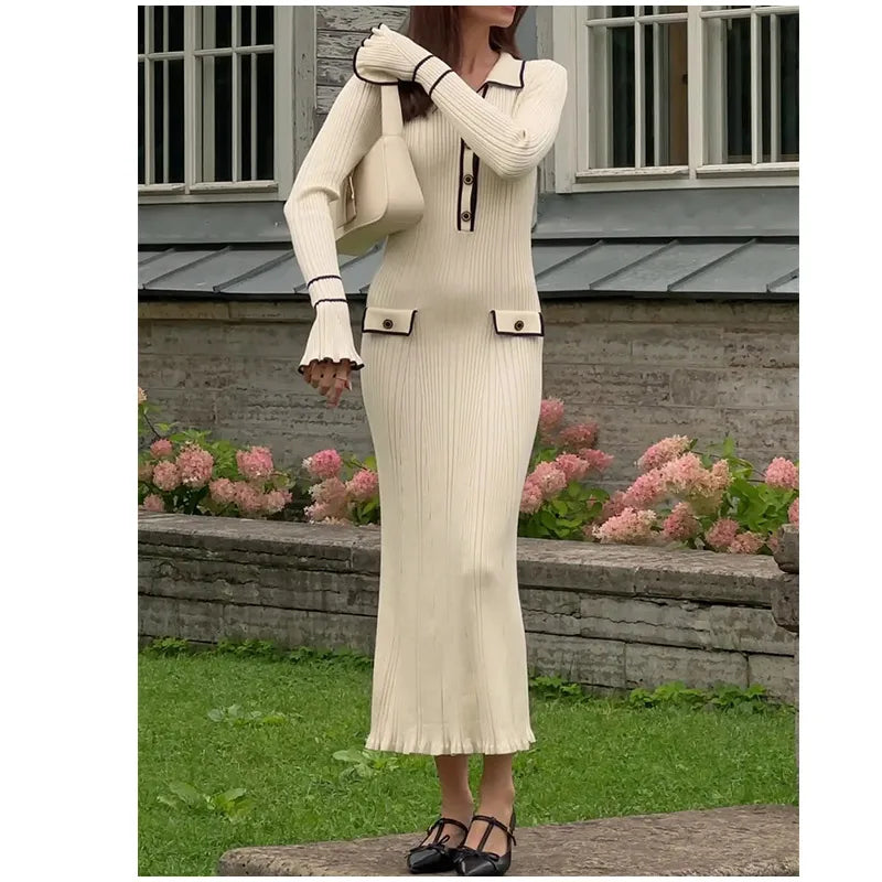 Vestido Tricô Detalhe manga - Novidade