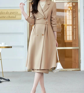 Conjunto Alfaiataria Sobretudo e saia - Alta costura