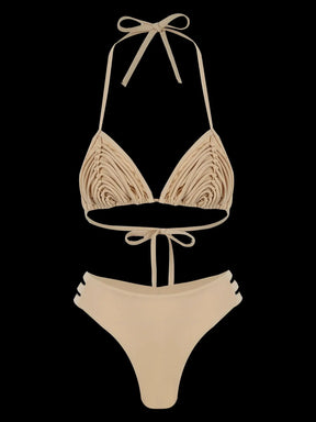 Biquini detalhado cintura alta
