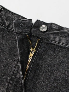 Conjunto Jeans top e saia cargo  - Novidade