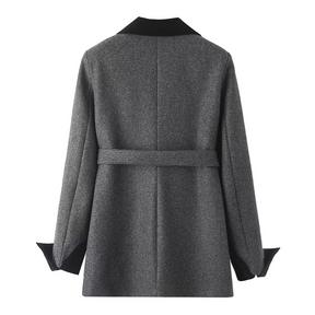 Jaqueta Inverno Alfaiataria com cinto