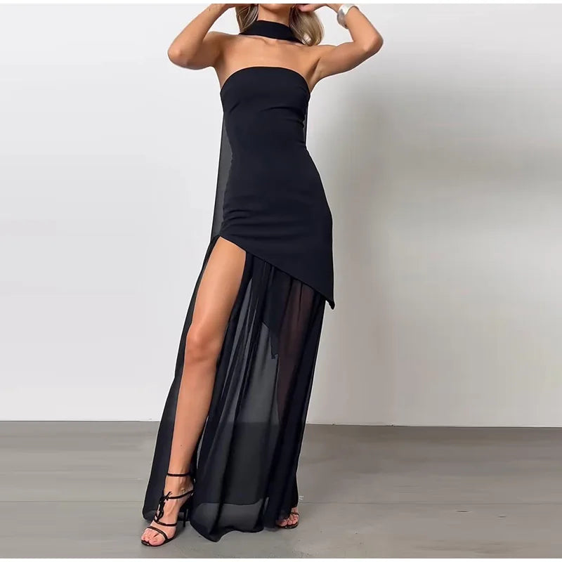 Vestido Longo Tomara que Caia com Fenda – Elegância e Sensualidade na Medida Certa