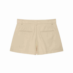 Conjunto Streetwear Elegante: Casaco Estruturado com Cinto e Shorts de Alfaiataria