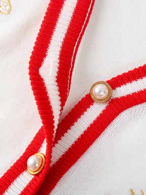 Cardigan Tricô Modal bordado