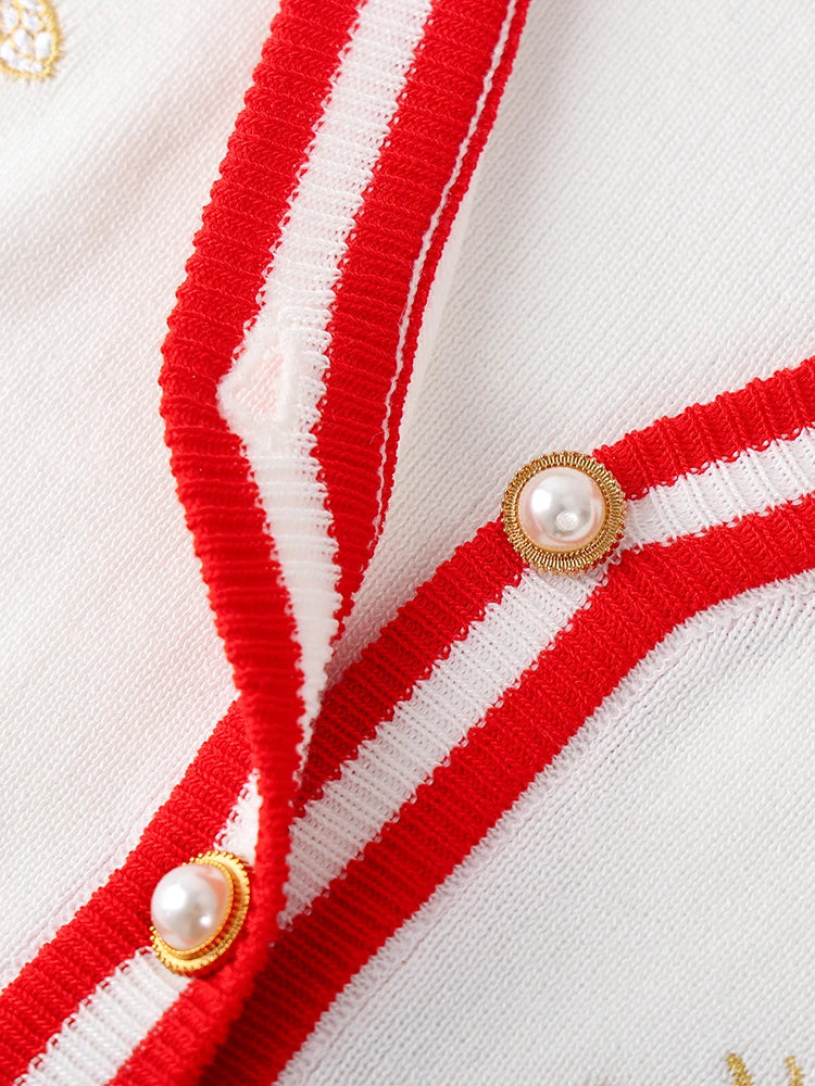 Cardigan Tricô Modal bordado