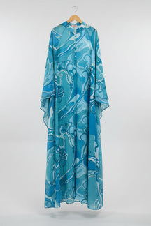 Vestido Longo Fluido Estampado