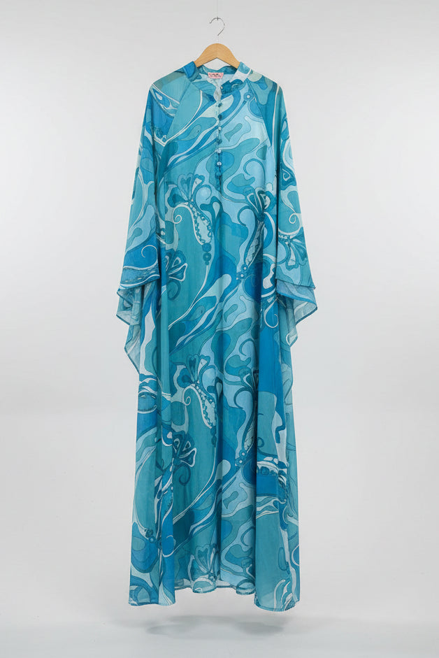 Vestido Longo Fluido Estampado