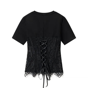Blusa com Aplicação de Renda