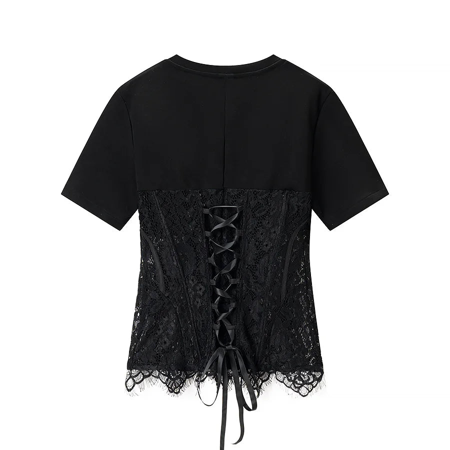 Blusa com Aplicação de Renda